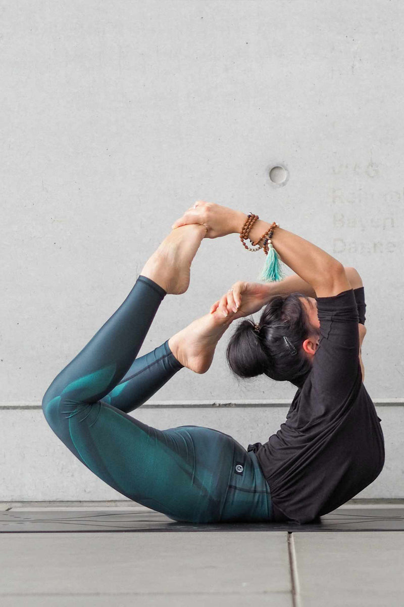 Green Bird Yoga Leggings