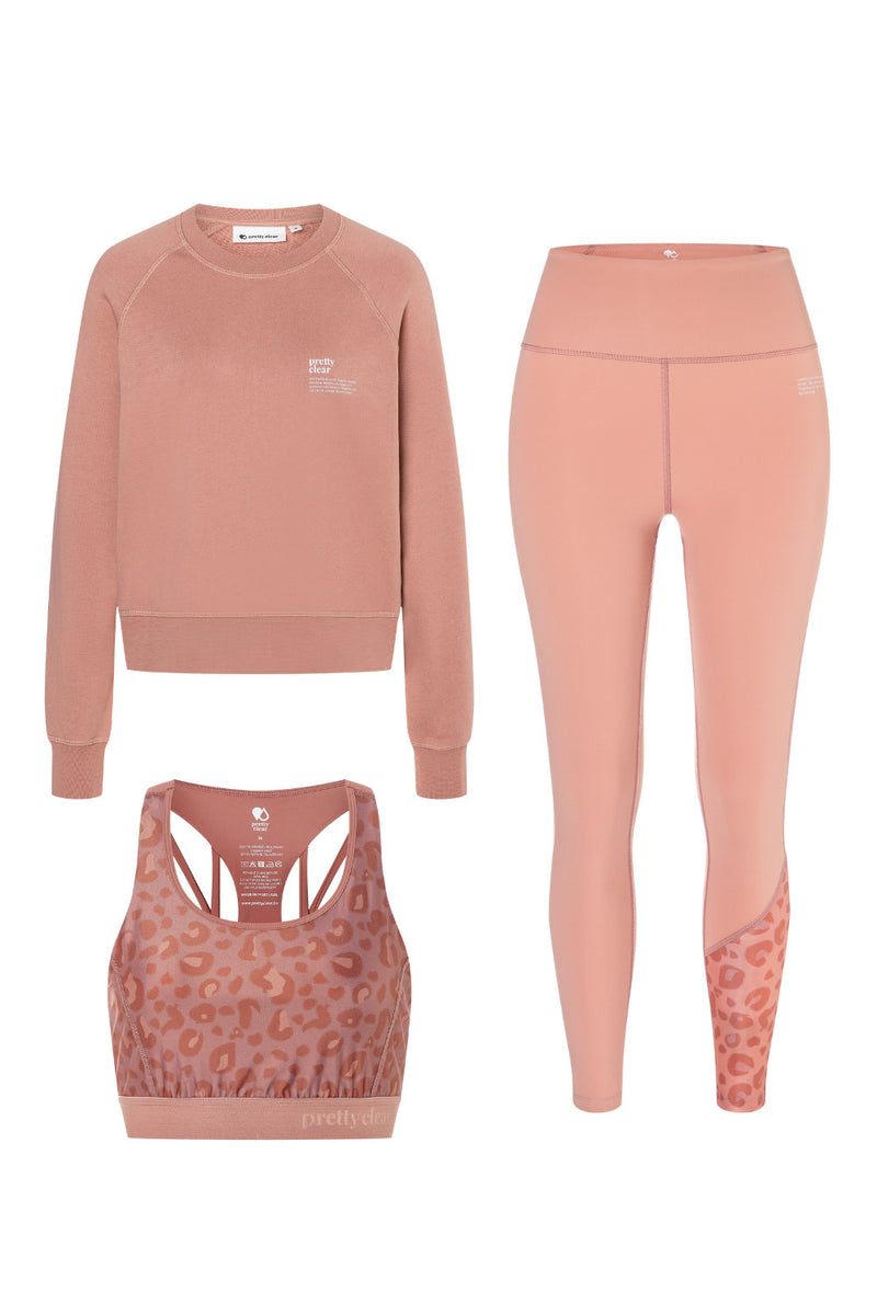 3er Set Sweat & Relax Ash Rose