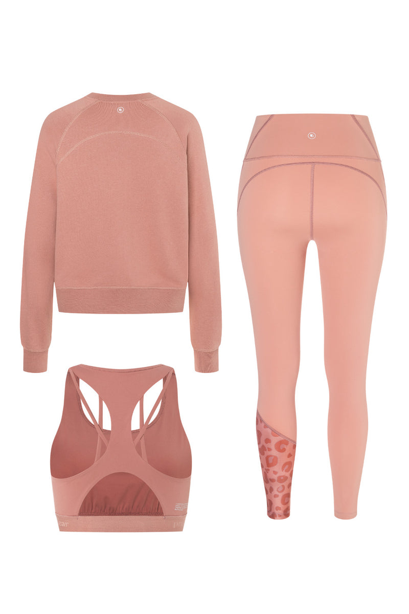 3er Set Sweat & Relax Ash Rose