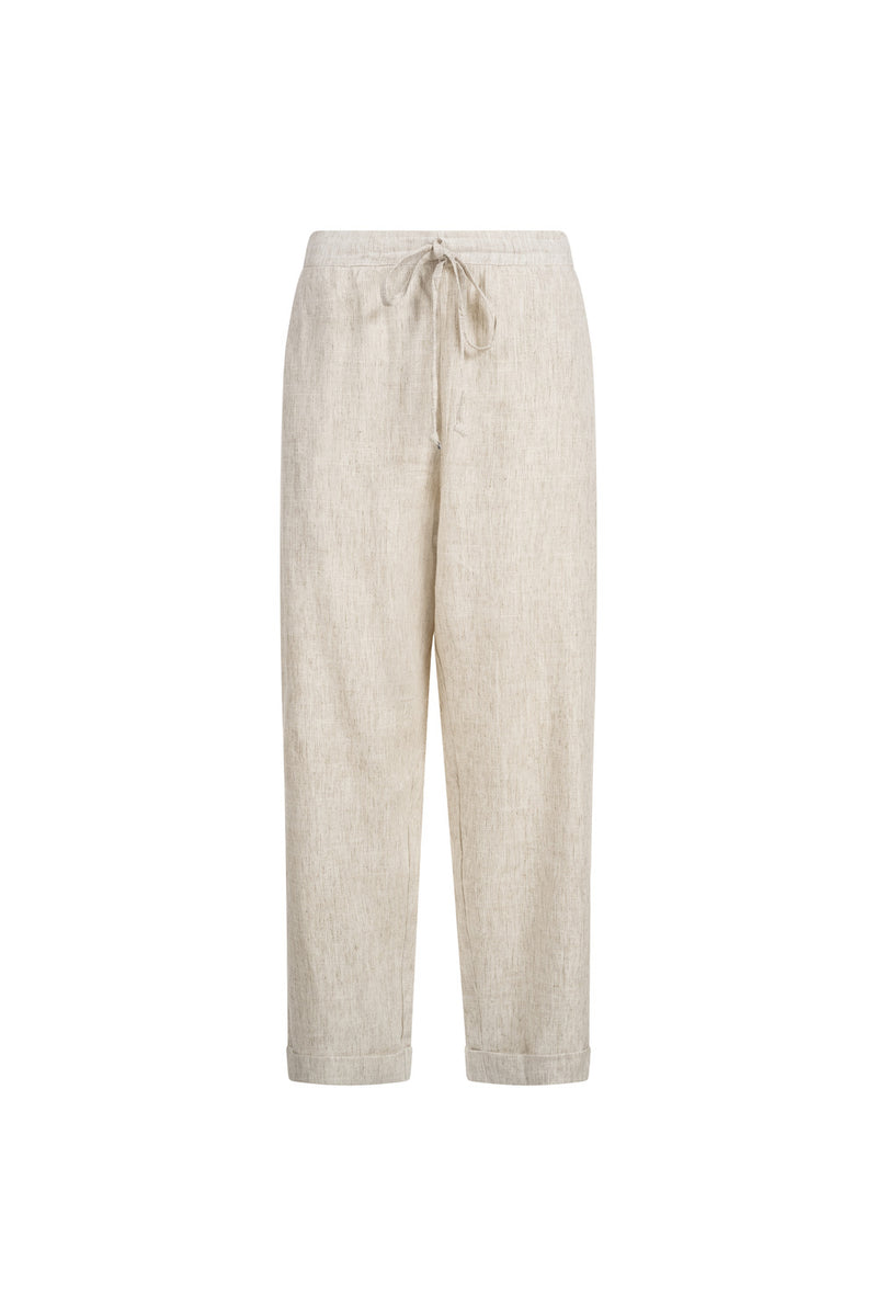 Leinen Yoga Hose lang