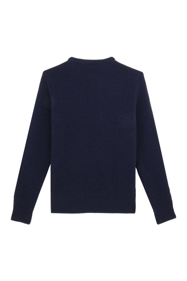 Sweater jacquard aus recycelter Wolle SNEJNI BARS Unisex