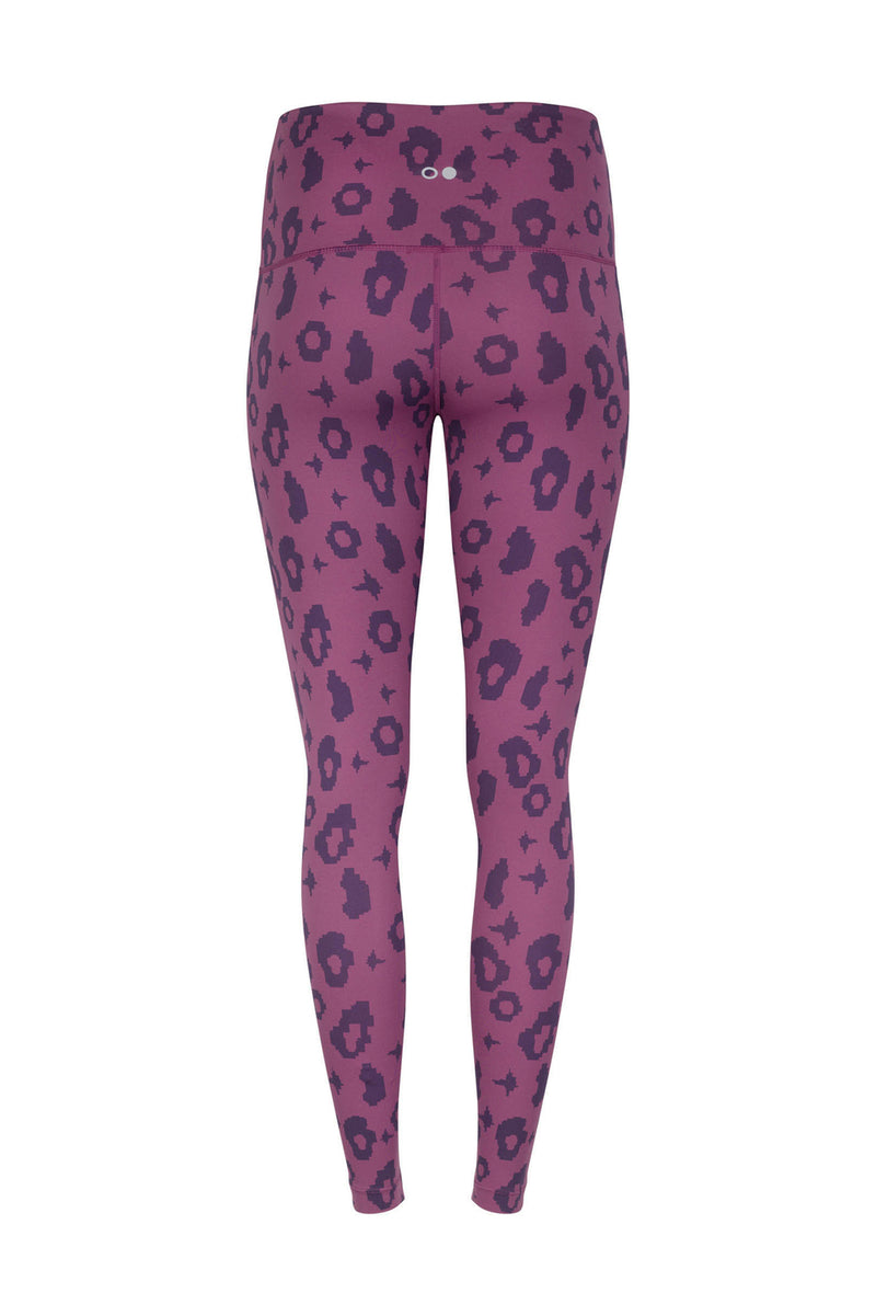 High-Rise Leggings in Lila Leopard