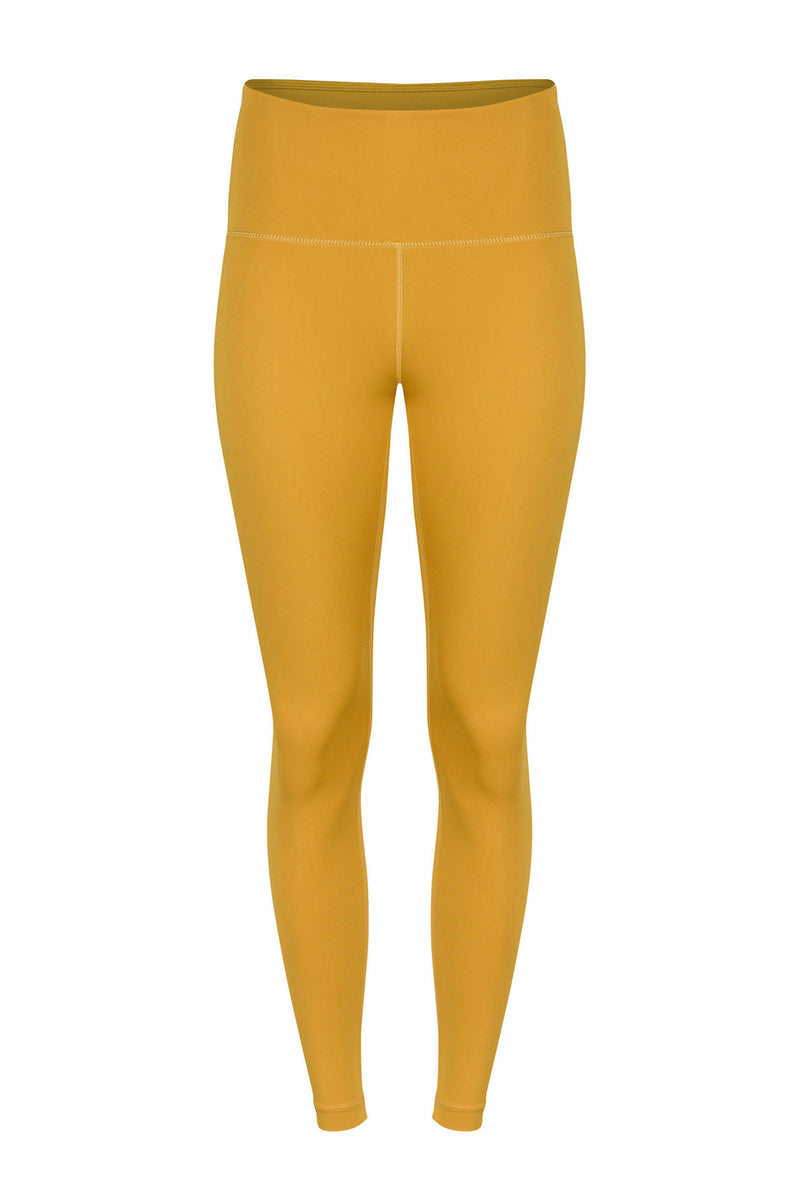 High-Rise Leggings in Honey Mustard