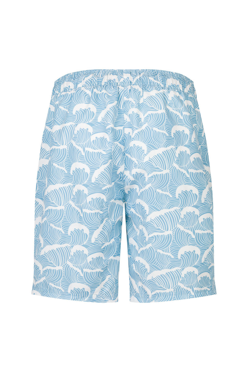 Faro Boardshorts - Ocean Waves Print