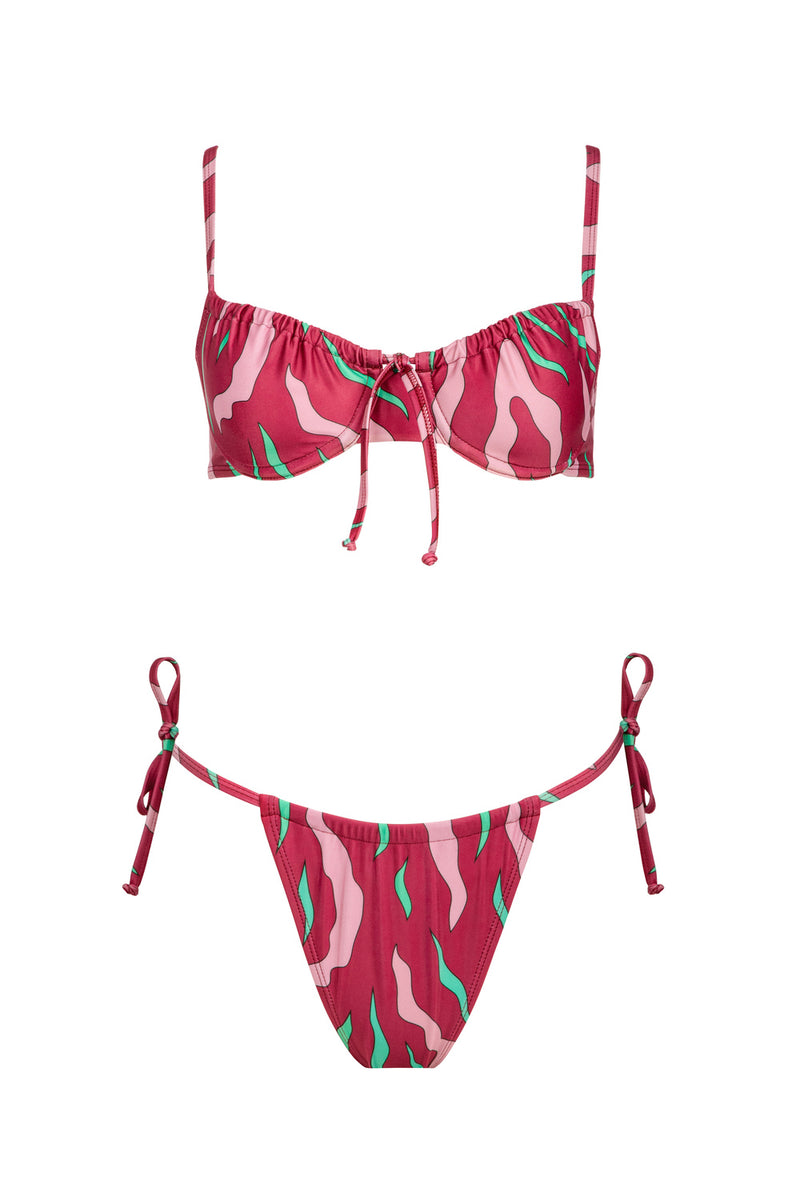 Elisabeth Bikini Set - Burgundy Scarus