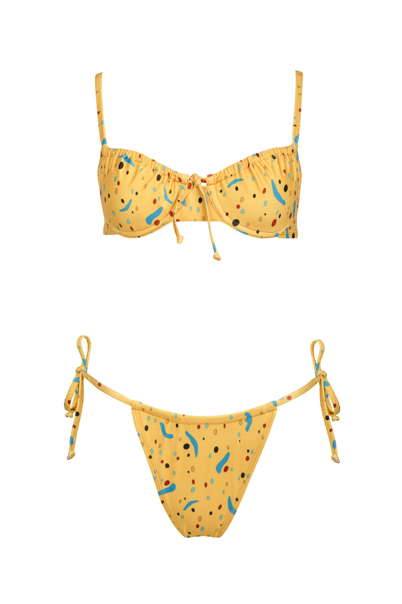 Elisabeth Bikini Set - Yellow Boddarti