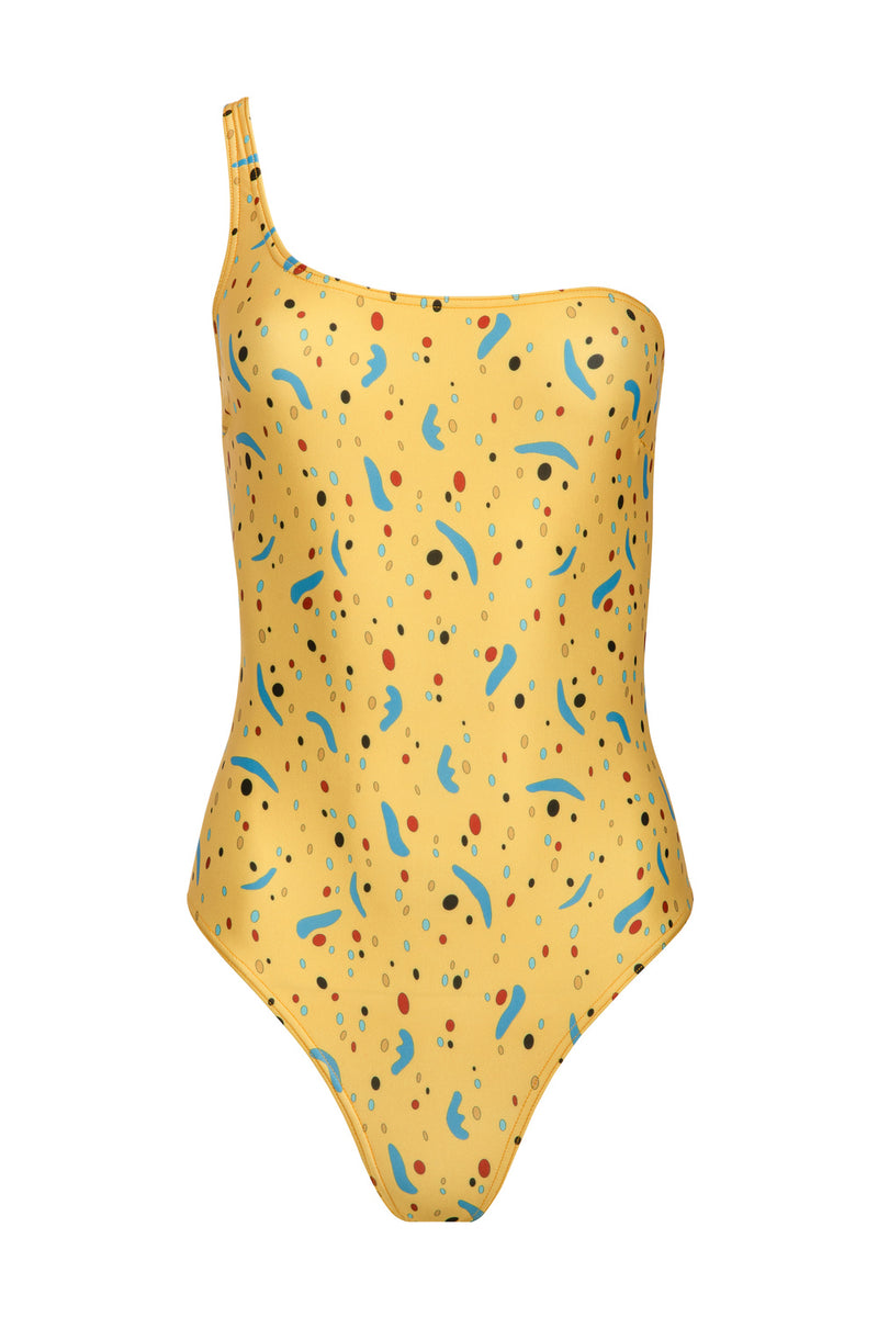 Julie One piece - Badeanzug Yellow Boddarti