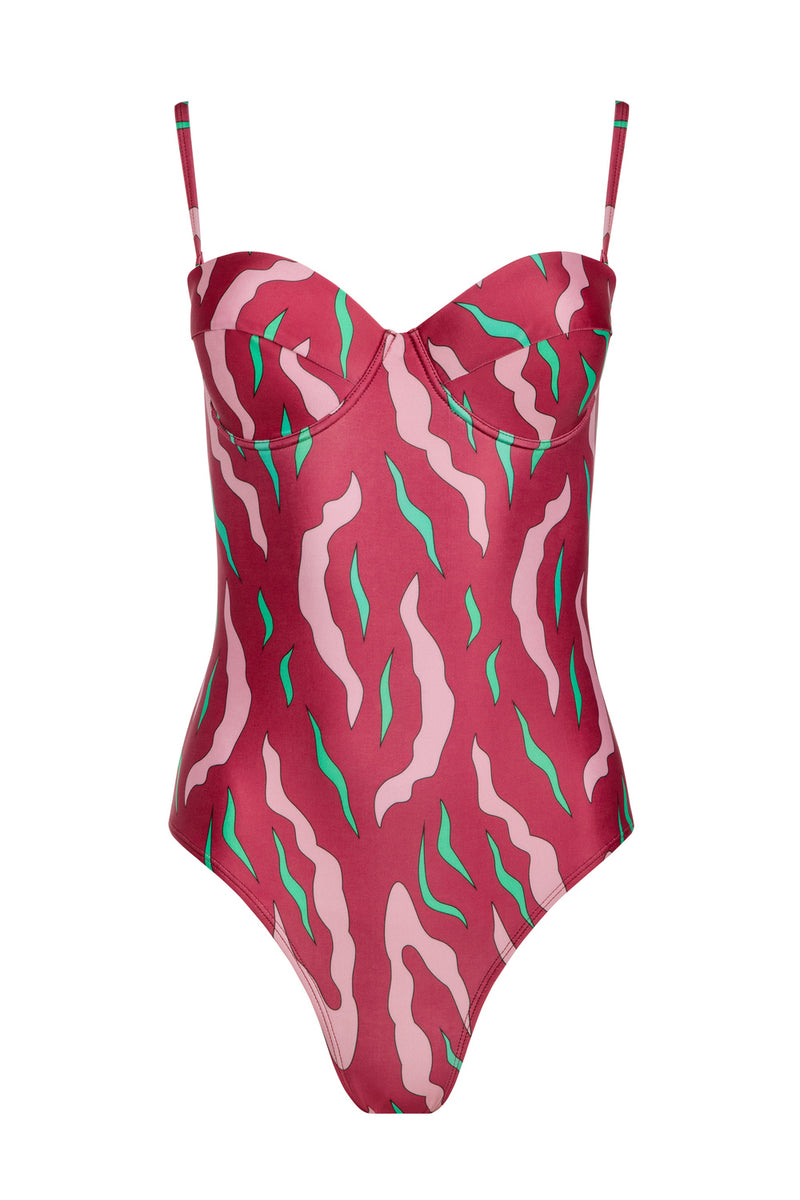 Sophia One piece - Badeanzug - Burgundy Scarus