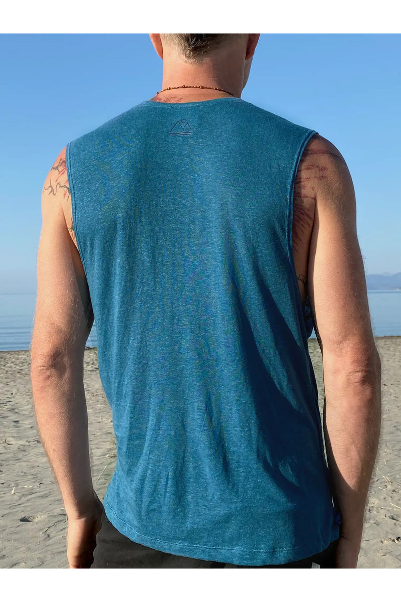 Earth Unisex Tank . Hemp