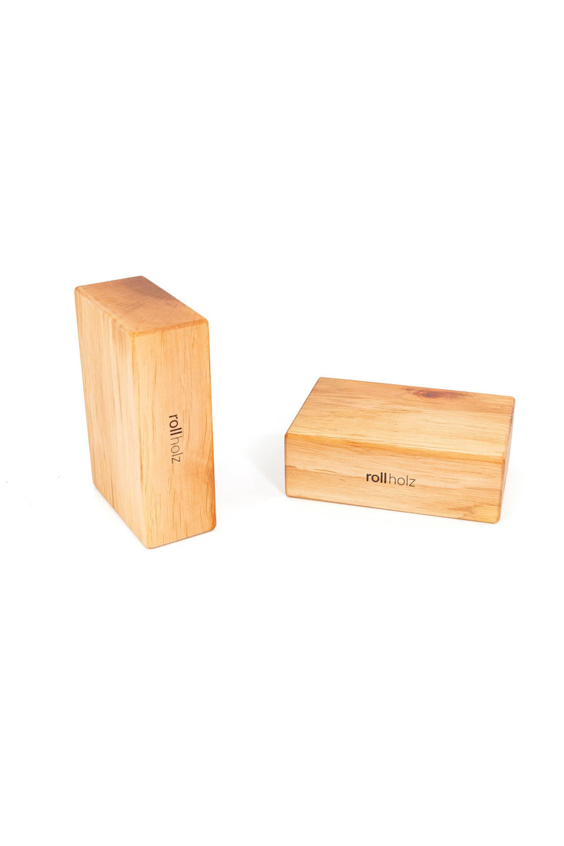 rollholz Yogablock Set