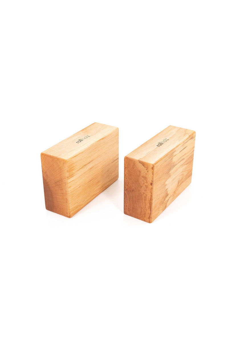 rollholz Yogablock Set