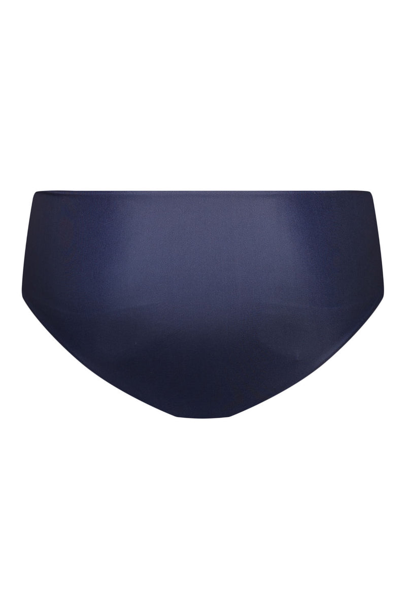 Amami Reversible Bikini Bottom Dark Blue - Solid Brown