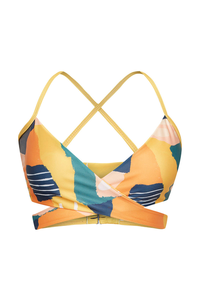 Arpoador Bikini Top Painting Print - Little Dolphin