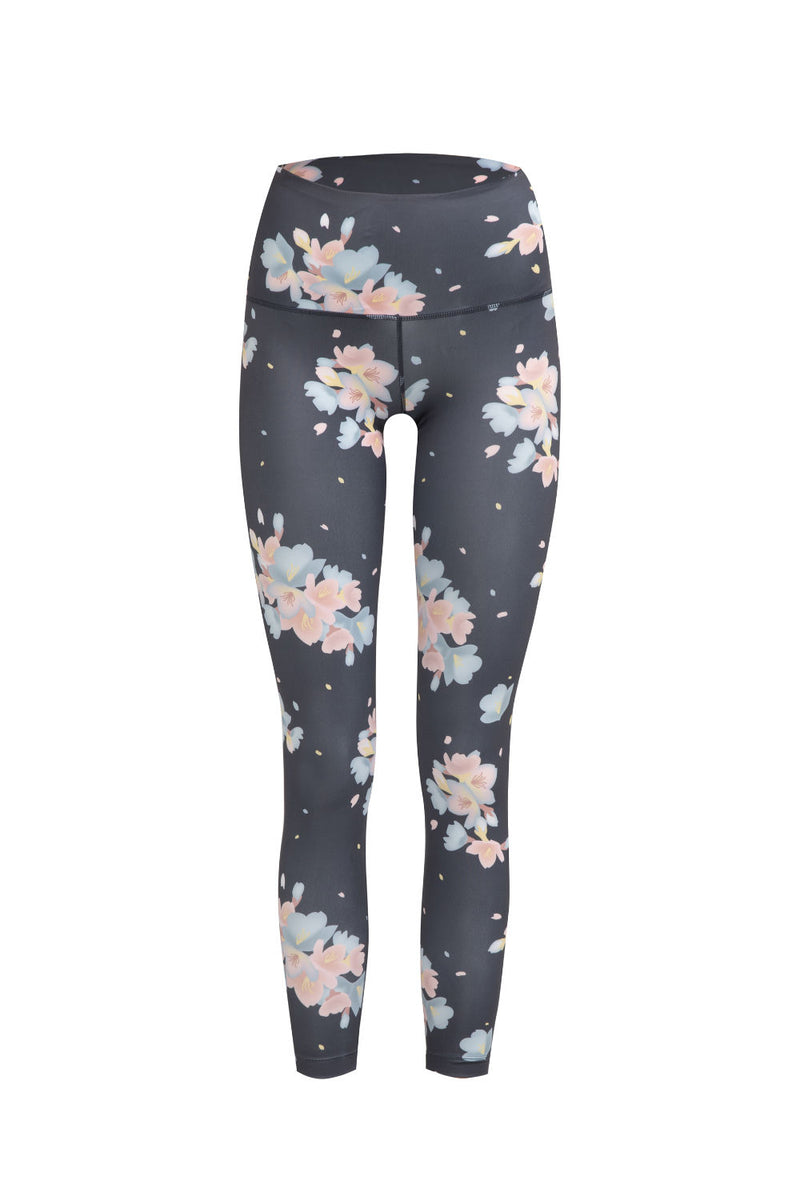 High-Rise Leggings Dark Sakura