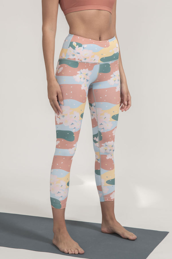 High-Rise Leggings Sakura