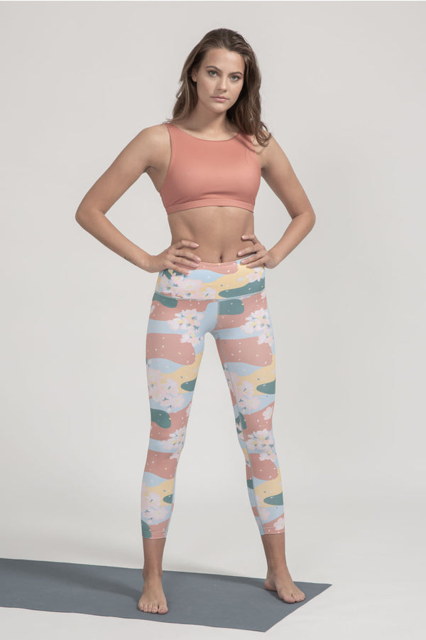 High-Rise Leggings Sakura