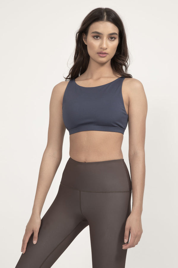 Meco Reversible Sportsbra Midnight Blue - Mocha