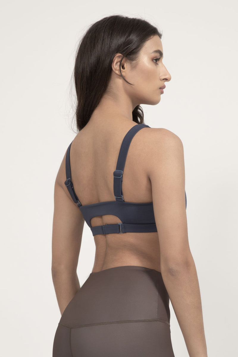 Meco Reversible Sportsbra Midnight Blue - Mocha