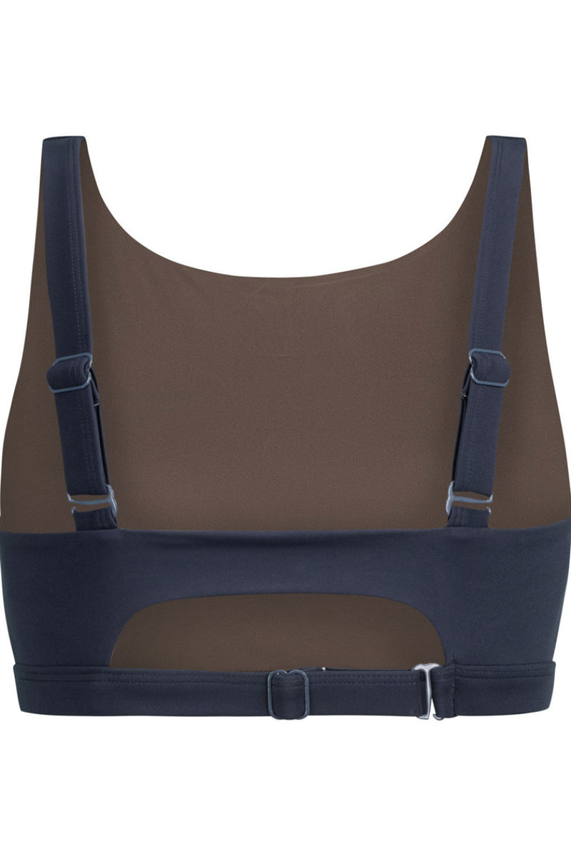 Meco Reversible Sportsbra Midnight Blue - Mocha