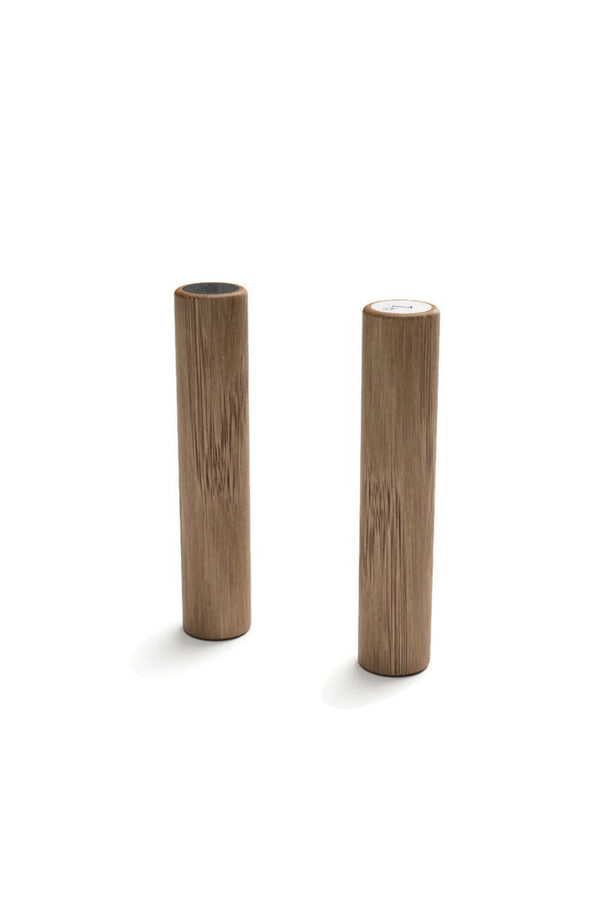 Kurzhanteln aus Holz und Edelstahl (bis 2kg)