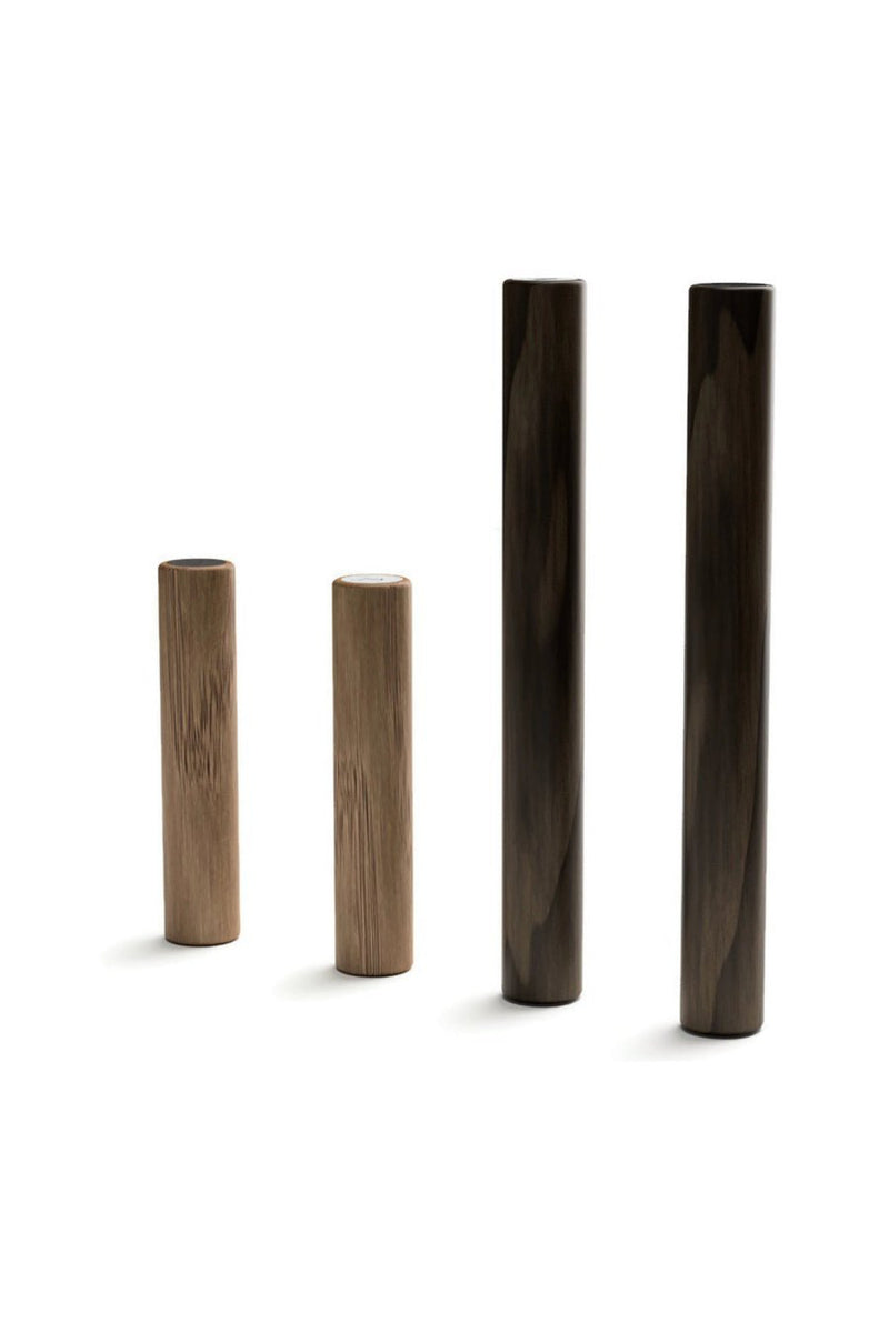 Kurzhanteln aus Holz und Edelstahl (bis 2kg)