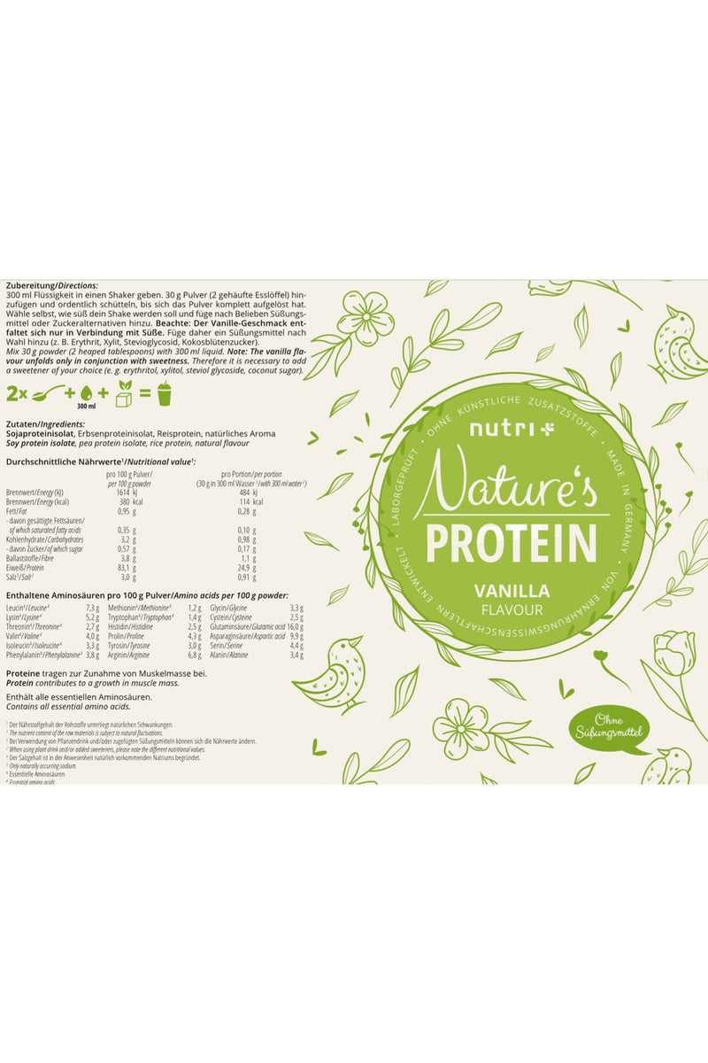 Nature's Protein Vanilla