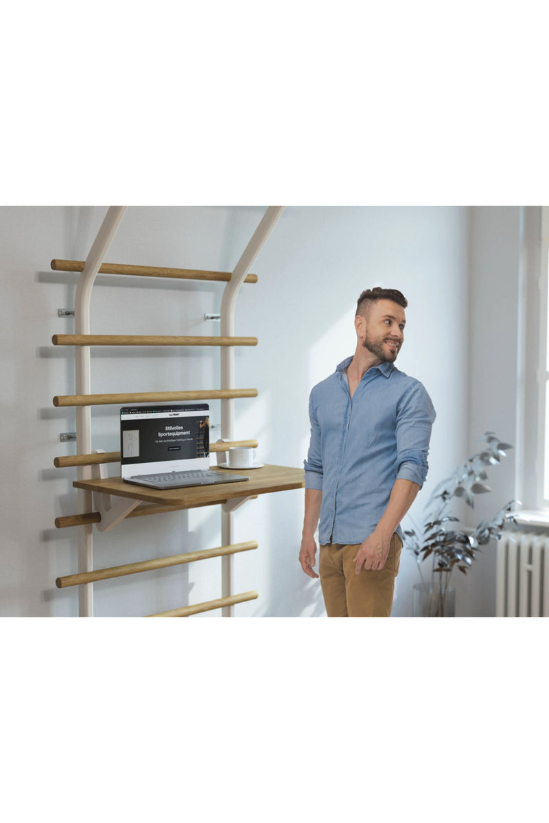 Schreibtisch für Sprossenwand