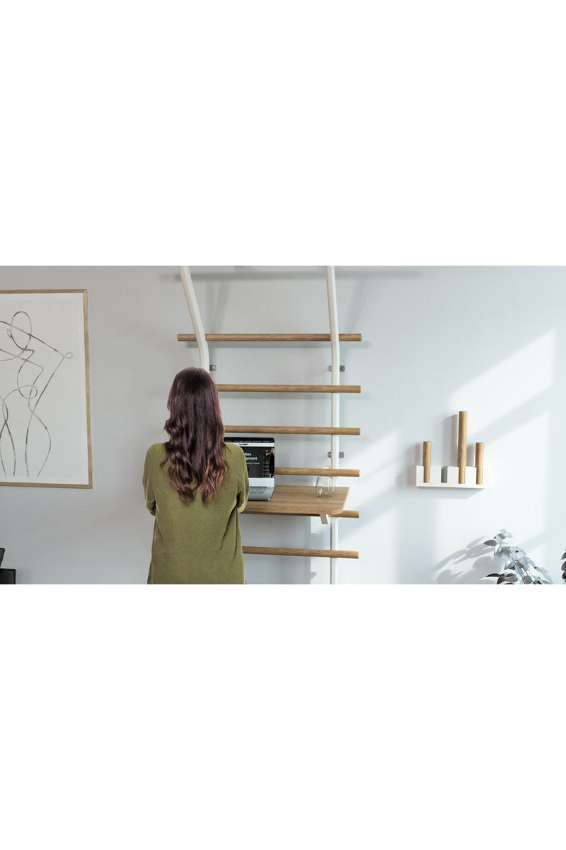 Schreibtisch für Sprossenwand