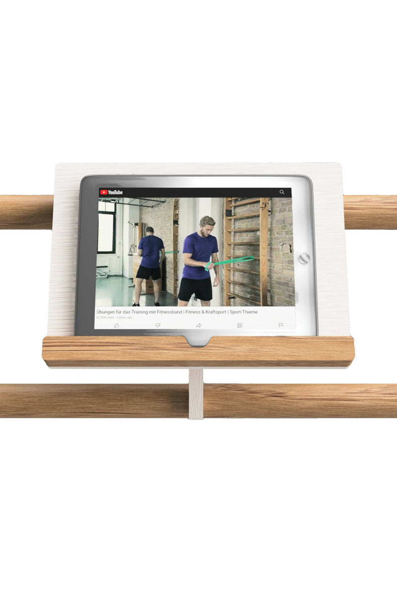 Tablethalter für Sprossenwand
