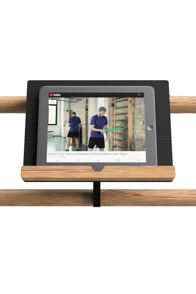 Tablethalter für Sprossenwand