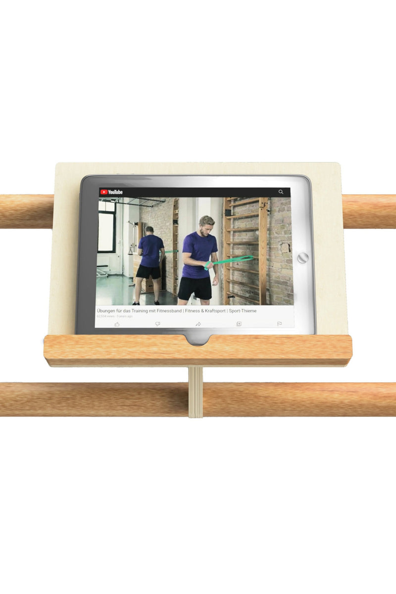 Tablethalter für Sprossenwand