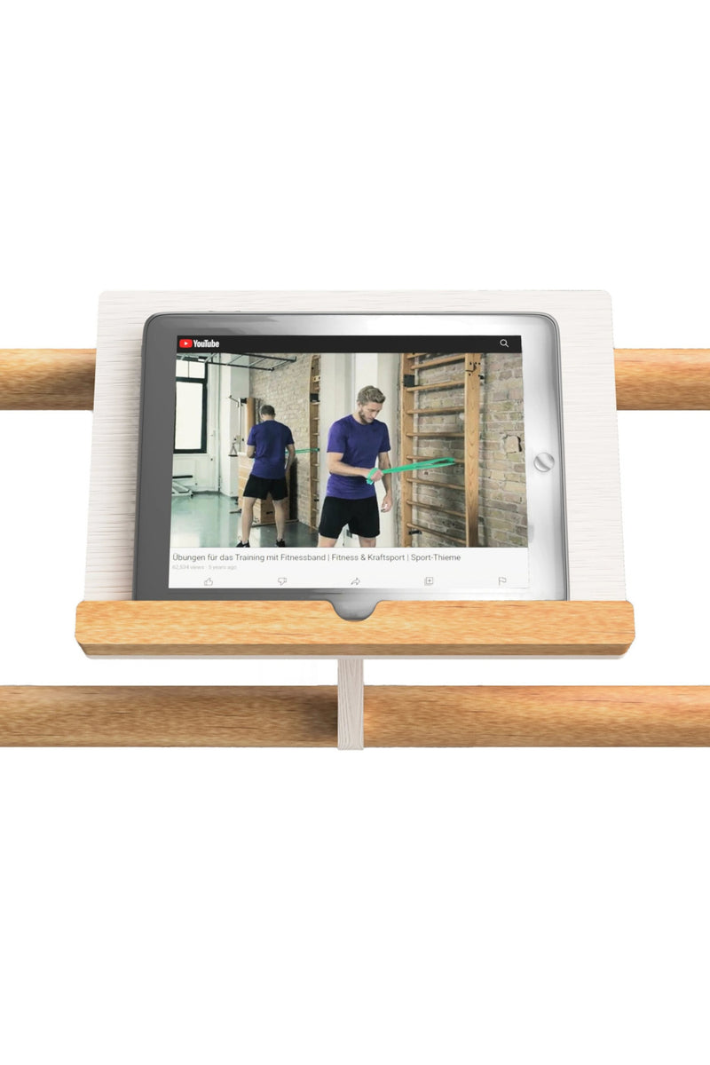 Tablethalter für Sprossenwand